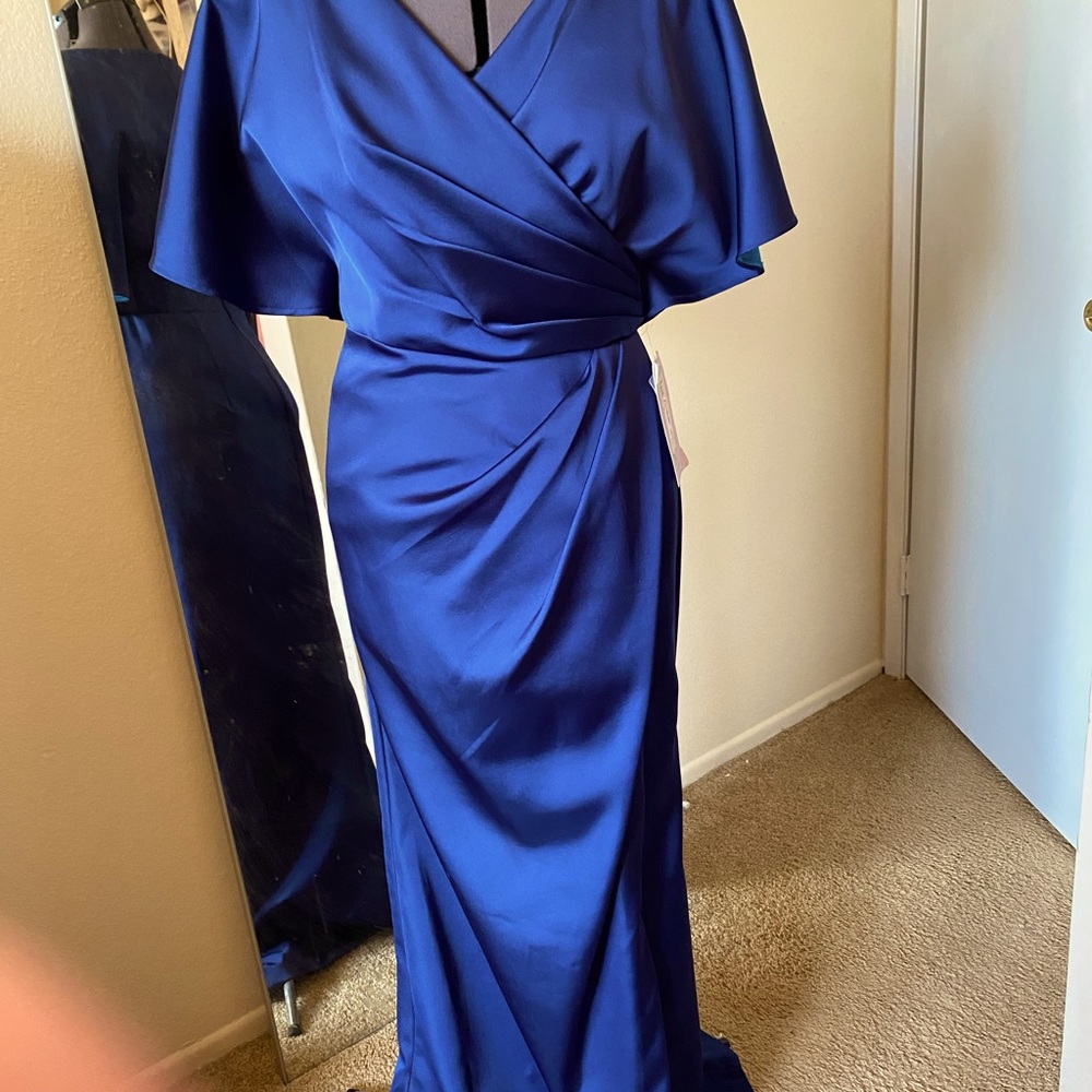 Navy gown by JS Collection